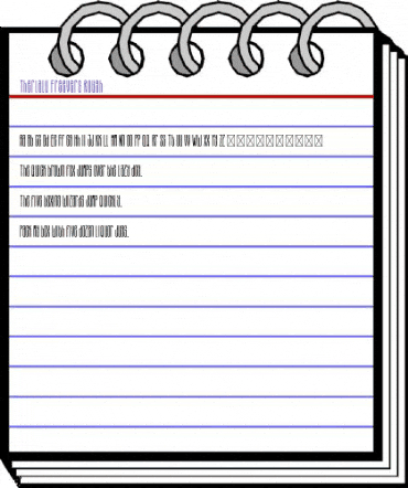 Therlalu - Free Vers Rough Regular animated font preview