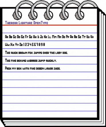 Theroar Ligature animated font preview Theroar Ligature animated font preview