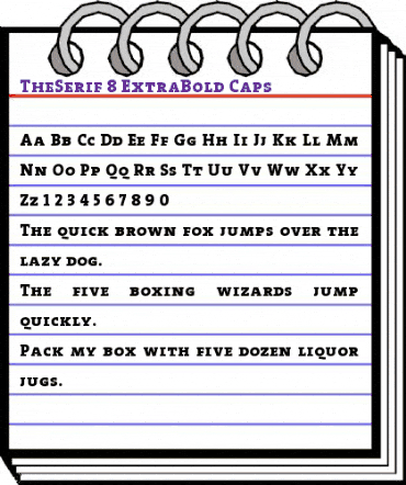 TheSerif ExtraBold animated font preview TheSerif ExtraBold animated font preview