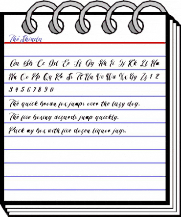 The Shinda Regular animated font preview The Shinda Regular animated font preview