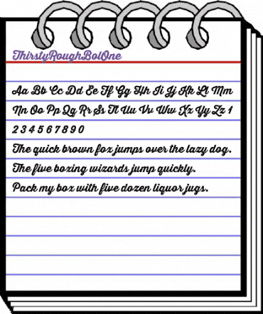Thirsty Rough Reg One Bold animated font preview Thirsty Rough Reg One Bold animated font preview