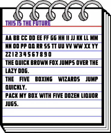 This Is The Future Regular animated font preview This Is The Future Regular animated font preview