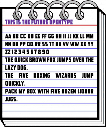 This Is The Future Regular animated font preview This Is The Future Regular animated font preview