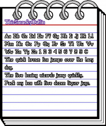 ThisSmackyOutlin Medium animated font preview ThisSmackyOutlin Medium animated font preview