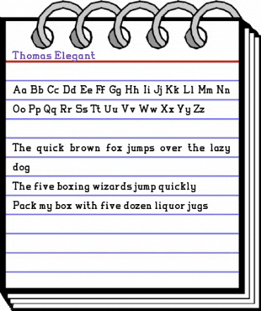 Thomas Elegant Thomas Elegant animated font preview Thomas Elegant Thomas Elegant animated font preview