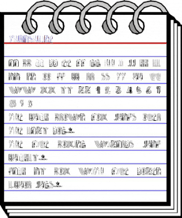 THRASHLINE Regular animated font preview THRASHLINE Regular animated font preview