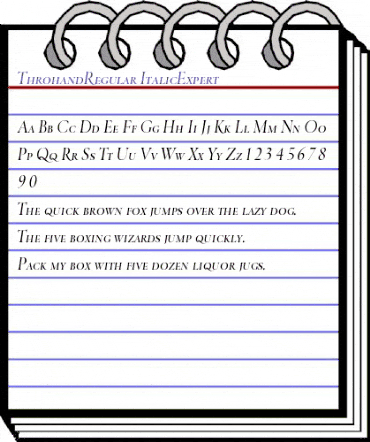 ThrohandRegular Regular animated font preview ThrohandRegular Regular animated font preview