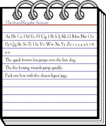 ThrohandRegular Regular animated font preview ThrohandRegular Regular animated font preview