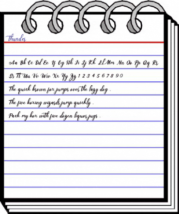 thunder Regular animated font preview thunder Regular animated font preview