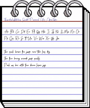 Thunderlightning Script Persona Regular animated font preview Thunderlightning Script Persona Regular animated font preview