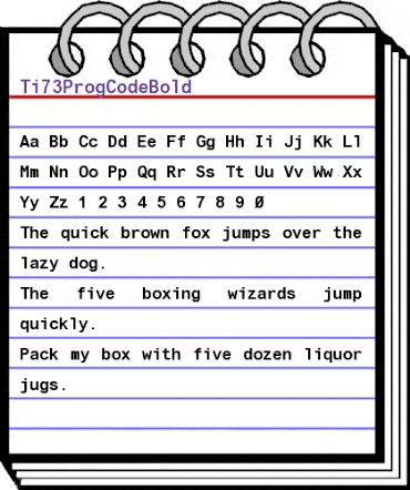 Ti73pc Bold animated font preview Ti73pc Bold animated font preview