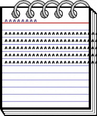 TIGERYEN Regular animated font preview