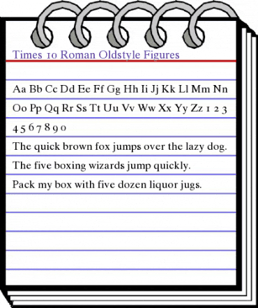TimesTen RomanOsF Regular animated font preview TimesTen RomanOsF Regular animated font preview