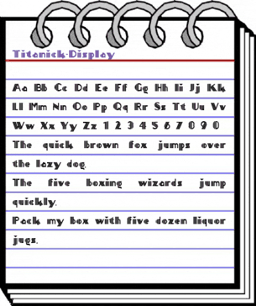 Titanick-Display Regular animated font preview Titanick-Display Regular animated font preview