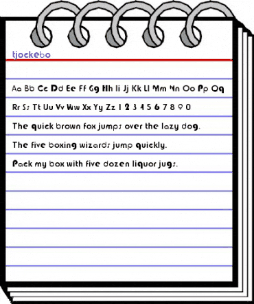 tjockebo Regular animated font preview tjockebo Regular animated font preview