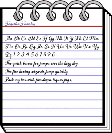 Togetha Regular animated font preview Togetha Regular animated font preview