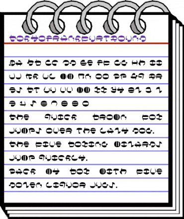 TokyoFrankfurtRound Regular animated font preview