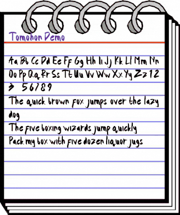 Tomohon Demo Regular animated font preview Tomohon Demo Regular animated font preview
