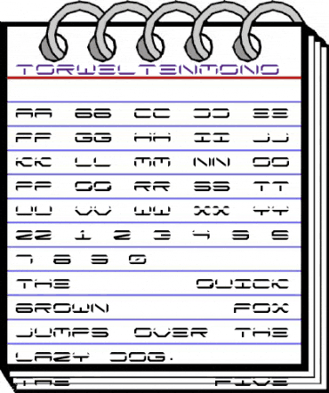 Torwelten Mono animated font preview Torwelten Mono animated font preview