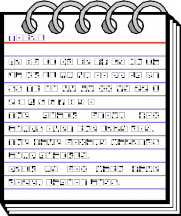 Total Regular animated font preview Total Regular animated font preview
