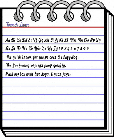 Tour de Lance Regular animated font preview Tour de Lance Regular animated font preview
