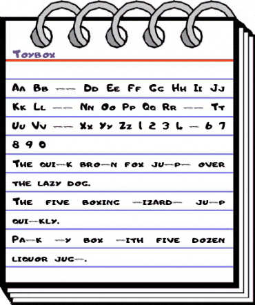 Toyc Regular animated font preview Toyc Regular animated font preview