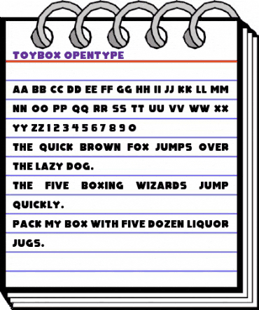 ToyBox Regular animated font preview ToyBox Regular animated font preview