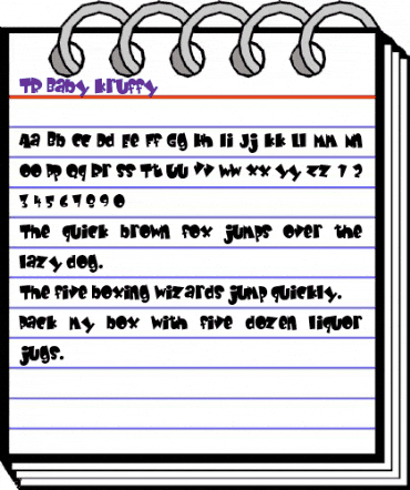 TR Baby Kruffy Regular animated font preview TR Baby Kruffy Regular animated font preview