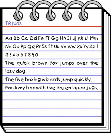 TR Kids Regular animated font preview TR Kids Regular animated font preview