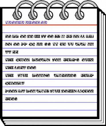 Trader Regular animated font preview Trader Regular animated font preview