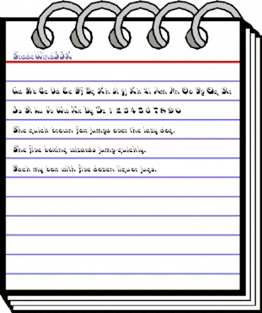 TradeWindSSK Regular animated font preview