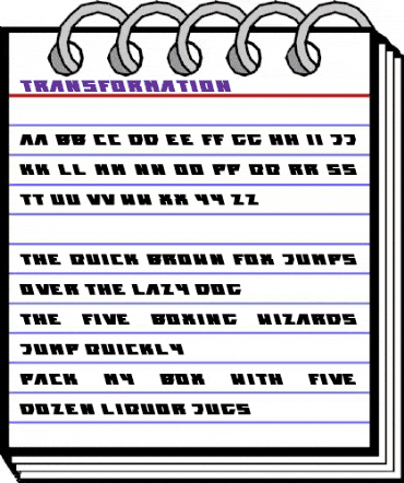 transformation Regular animated font preview transformation Regular animated font preview