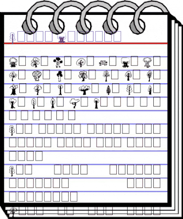 Trees Friends Regular animated font preview Trees Friends Regular animated font preview