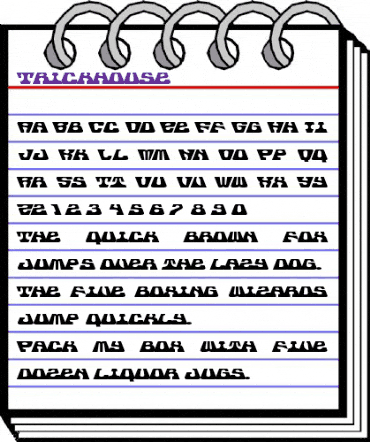 Trickhouse Medium animated font preview Trickhouse Medium animated font preview