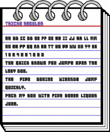 Tricks Regular animated font preview Tricks Regular animated font preview