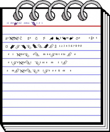 TriniteNo2 Roman animated font preview TriniteNo2 Roman animated font preview