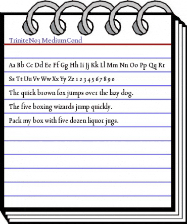 TriniteNo3 Medium animated font preview TriniteNo3 Medium animated font preview