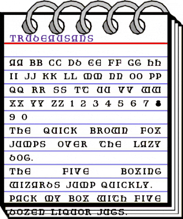 TrudeauSans Regular animated font preview TrudeauSans Regular animated font preview