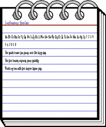 True Happiness Regular animated font preview True Happiness Regular animated font preview