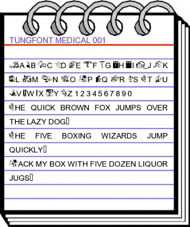 tungfont medical 001 Regular animated font preview tungfont medical 001 Regular animated font preview