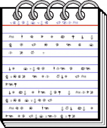 Tupiniquim  Flora Regular animated font preview