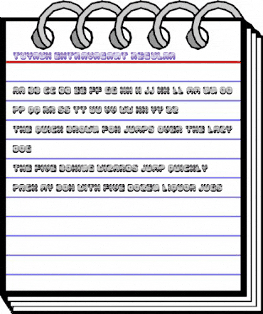 Tuyaux Extravagant Regular animated font preview