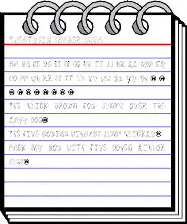 Twentysix Snakerumba animated font preview