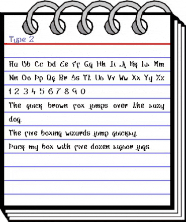 Type 2 Type 2 animated font preview