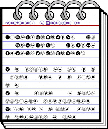 typeecon Regular animated font preview