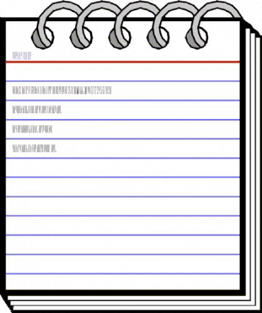 Typeface FourOne Regular animated font preview