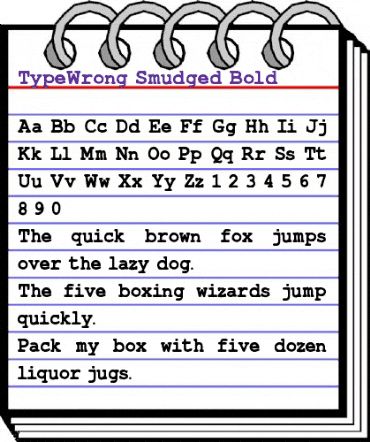 TypeWrong Smudged - DGL Bold animated font preview TypeWrong Smudged - DGL Bold animated font preview