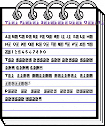 Typo Formal Shadowed Demo Regular animated font preview