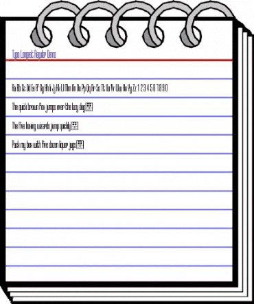 Typo-Longest Demo Regular animated font preview