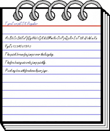 TyroScriptSSK Regular animated font preview TyroScriptSSK Regular animated font preview